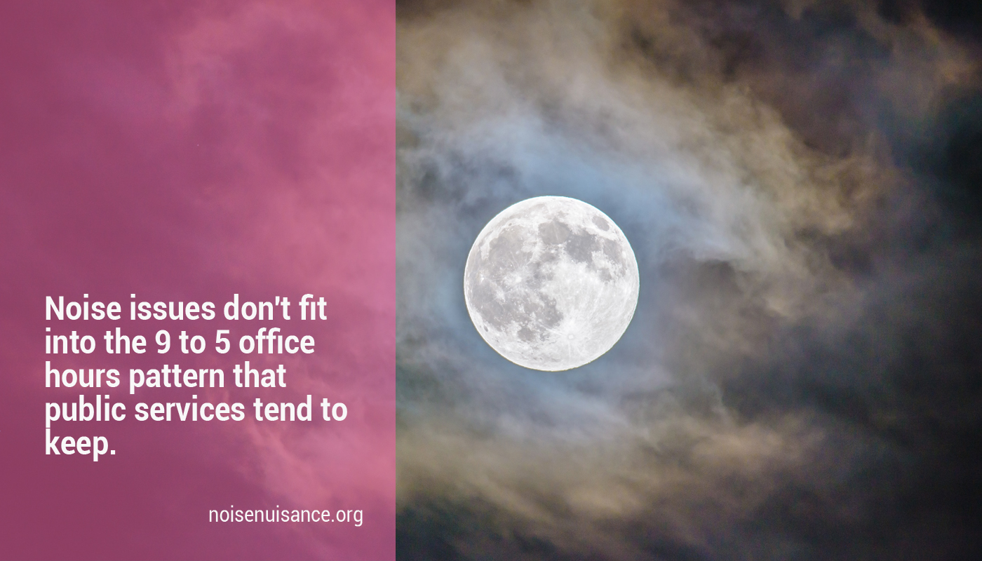 Night time noise issues