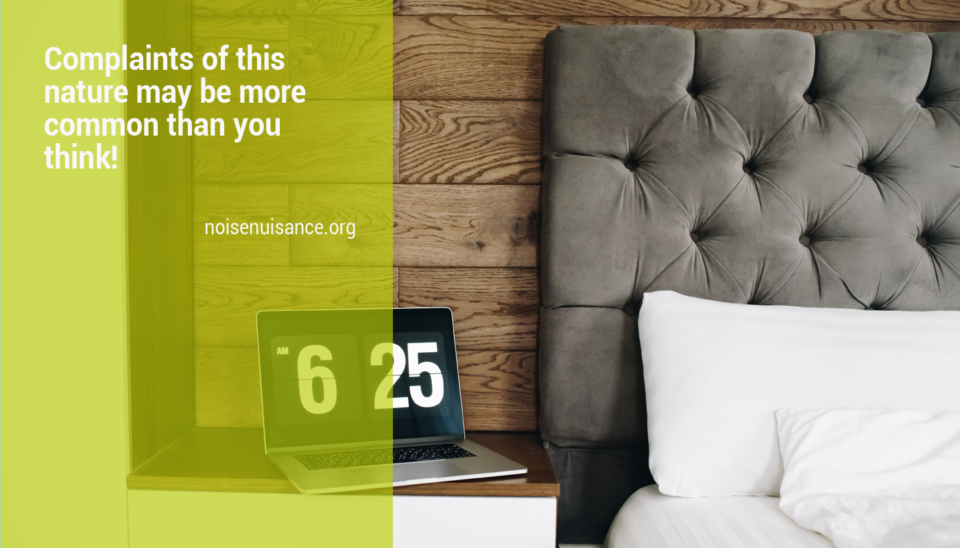 Noise from neighbours having sex.